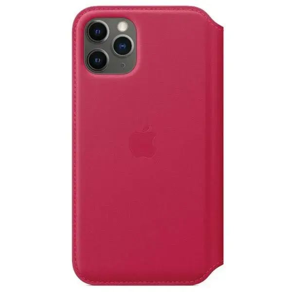 Etui Apple MY1K2ZM|A iPhone 11 Pro 5.8" malinowy|raspberry Leather Folio Case