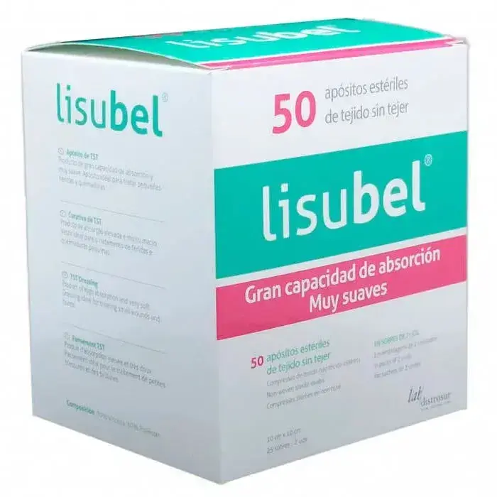 LISUBEL 50 Sterile Cloth Band-Aids 10x10
