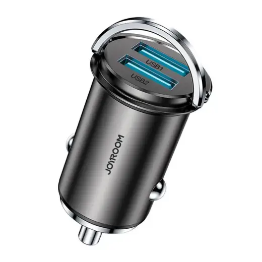 Joyroom Fast USB Car Charger 48W 5 A Power Delivery Quick Charge 3.0 AFC SCP Gray (C-A48)