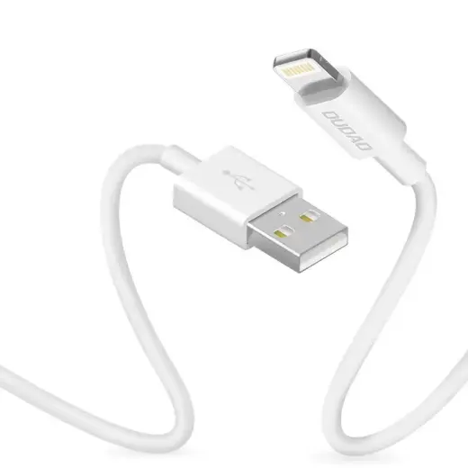 Dudao L1L data transfer and charging cable | USB-A to Lightning | 15W | 1m | white
