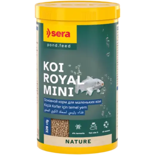 Barība dīķa zivīm - Sera KOI Royal Mini, 1000ml (320g)
