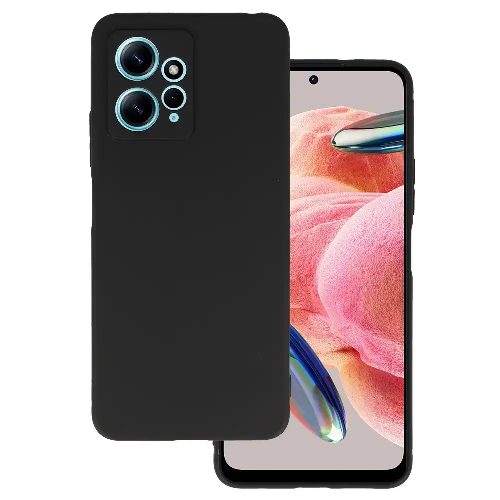 Back Case MATT for XIAOMI REDMI NOTE 12 4G Black