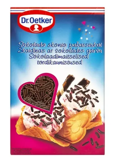 Dekors šokolādes graudiņi DR.OETKER 80g