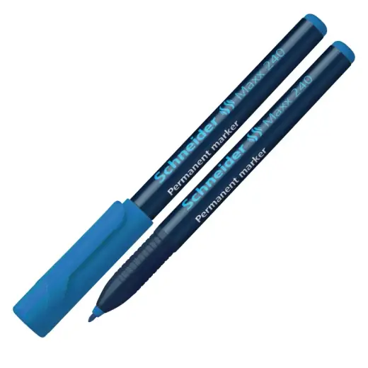Noturīgais marķieris SCHNEIDER Maxx 240 konisks 1-2mm, zils