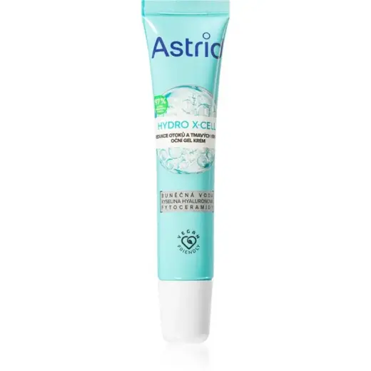 Astrid Eye Contour Gel Cream Against Puffiness and Dark Circles Hydro X-Cell 15 Ml