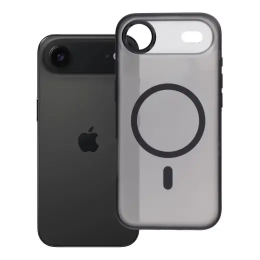 Flexline Mag telefono dėklas su MagSafe palaikymu iPhone 17 Air juodas