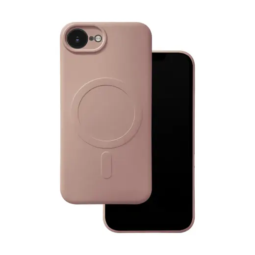 Simple Color Mag чехол с поддержкой MagSafe для телефона iPhone 16e розовый