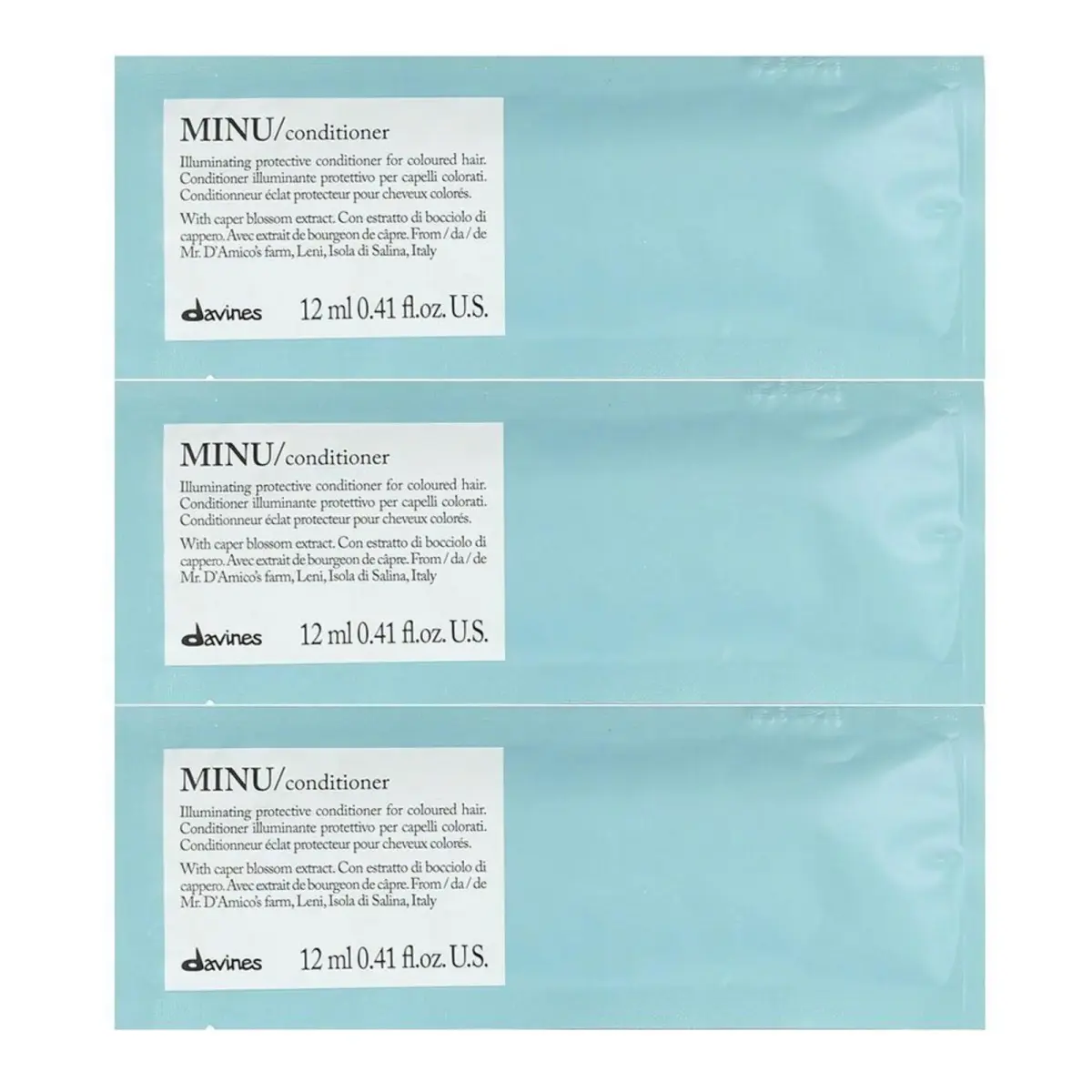 Davines, Minu, Hair Conditioner, 12 pcs, 12 ml