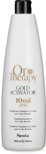 Fanola Oro Therapy 24k Gold Activator Pure Gold 3% 10 Volumes 1000 Ml