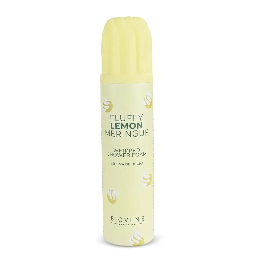 Biovene, Fluffy Lemon Meringue, Hydrating, Shower Mousse, 250 ml