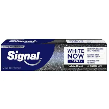 Signal White Now 3in1 White Boost - Bělicí zubní pasta 75ml