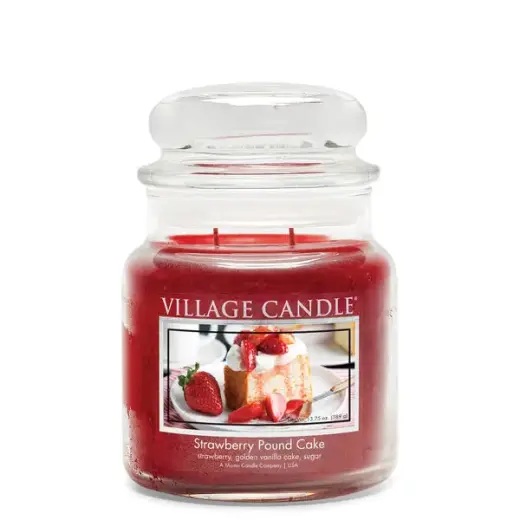 Village Candle Strawberry Pound Cake Candle