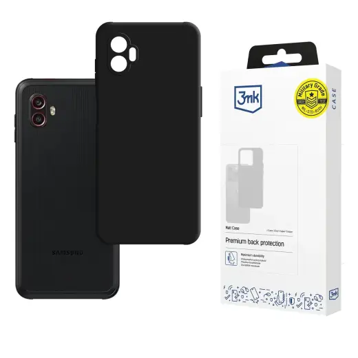 3mk Matt Case for Samsung Galaxy XCover 6 Pro - Matte Black