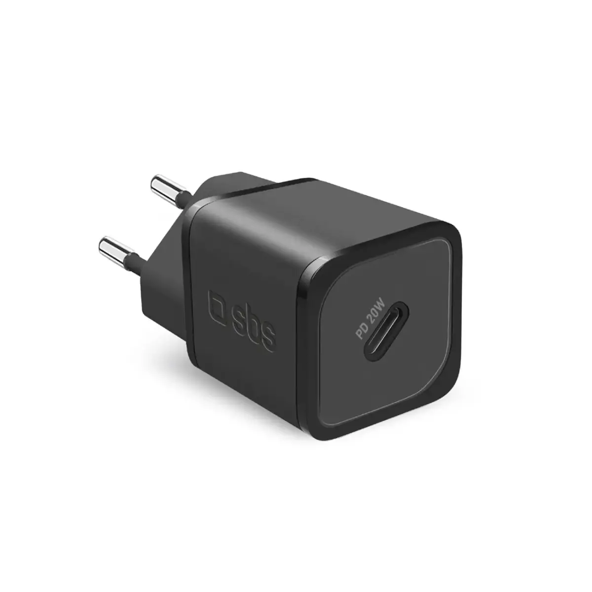 GaN baterijas lādētājs | 20W | PD | GaN | USB-C | melns