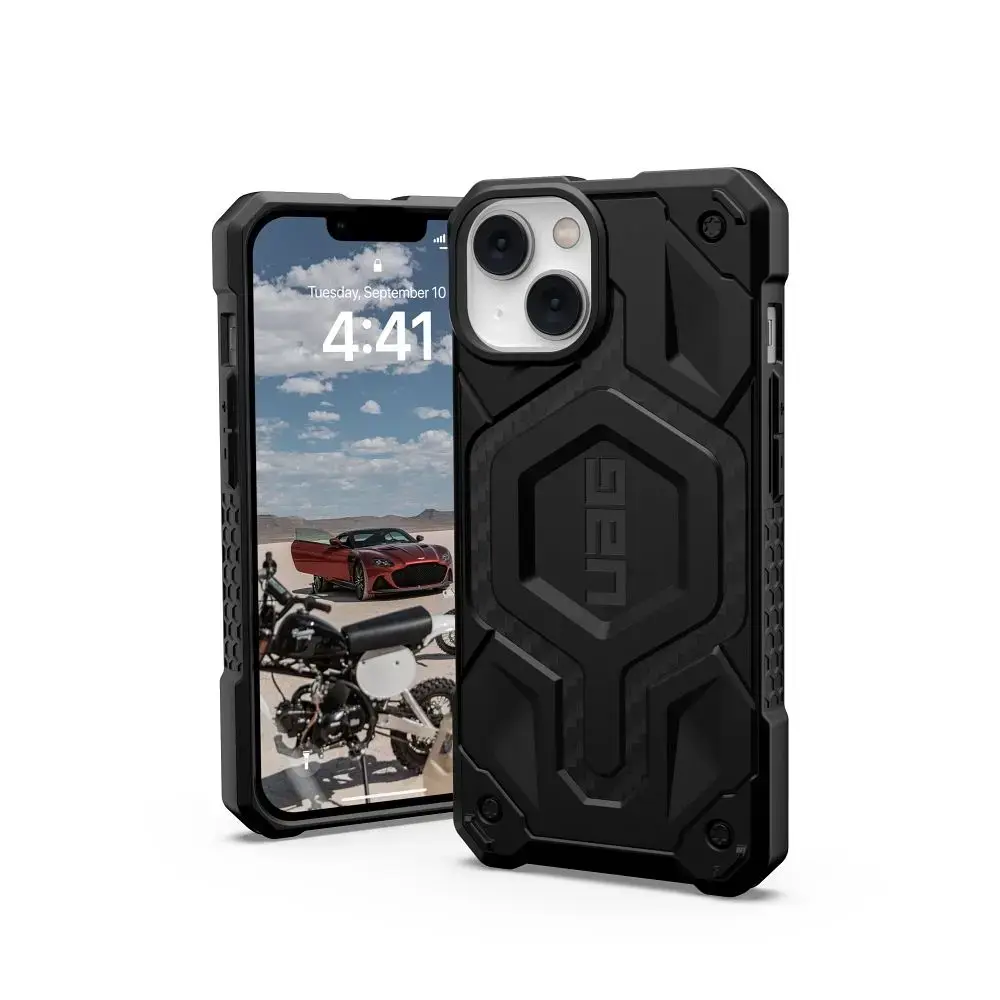 UAG Urban Armor Gear Monarch maciņš ar MagSafe atbalstu telefonam iPhone 14 Plus melns