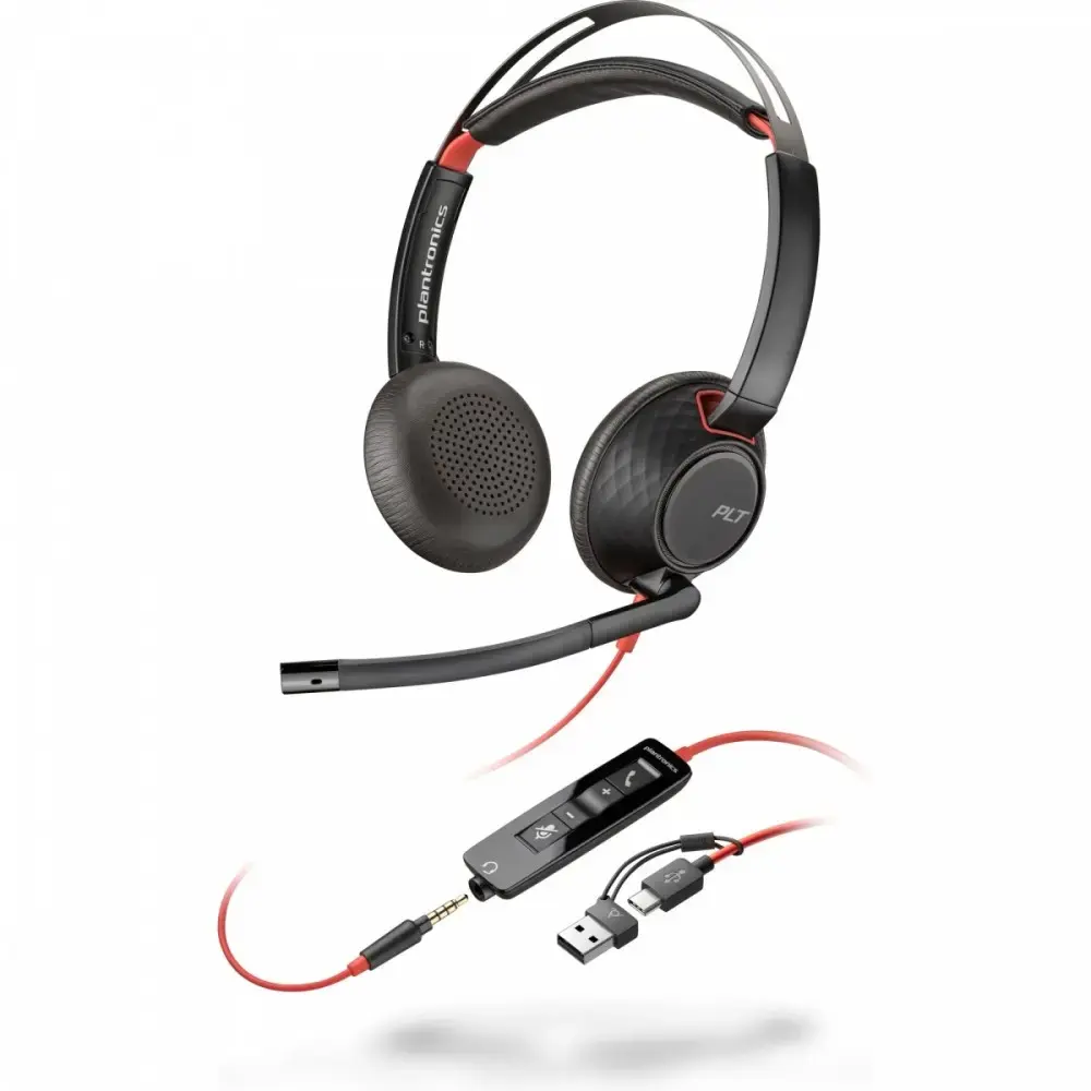 Headset Blackwire 5220 USB-C + USB-C|A (Bulk) 8X231A6