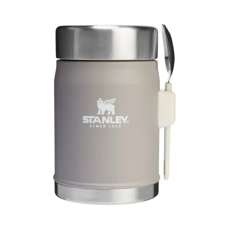 Termoss ēdienu The Legendary Food Jar + Spork 0,4L gaiši pelēks 2.0