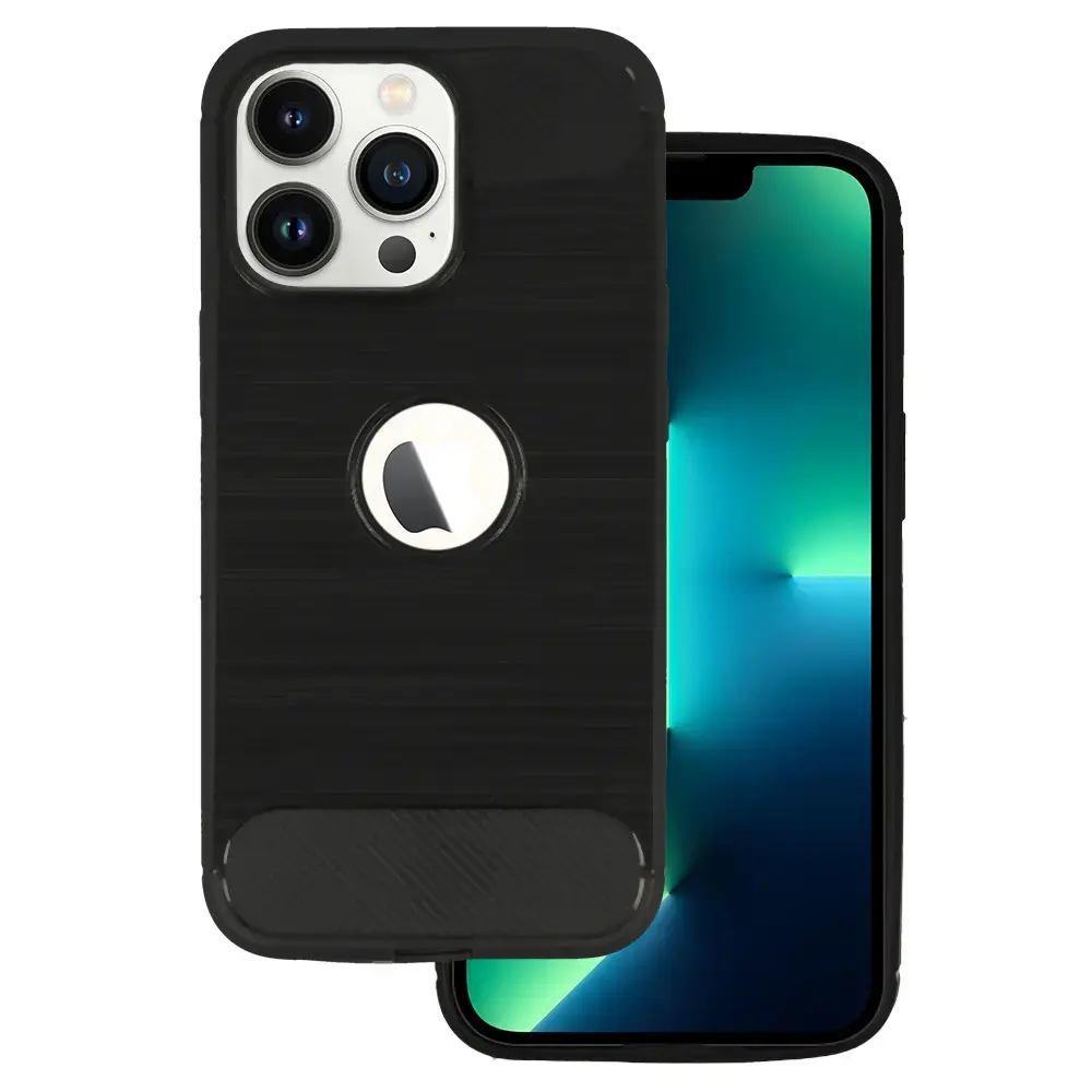 CARBON maciņš telefonam iPhone 13 Pro Max melns