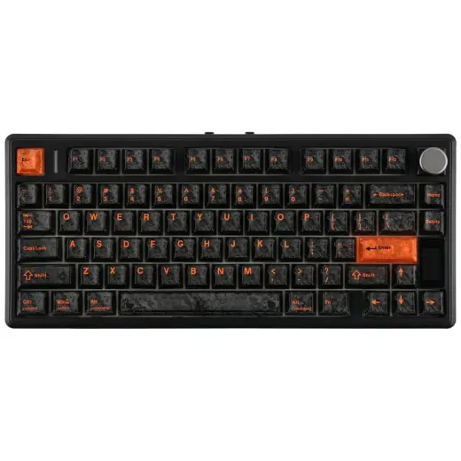 Mechanical keyboard Epomaker TH80 V2  Jade Switch black-grey-creamy