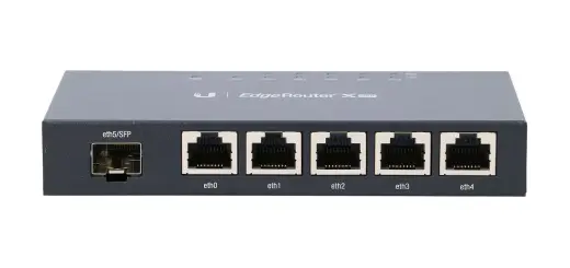 Ubiquiti ER-X-SFP | Router | EdgeMAX EdgeRouter, 5x RJ45 1000Mb|s PoE, 1x SFP
