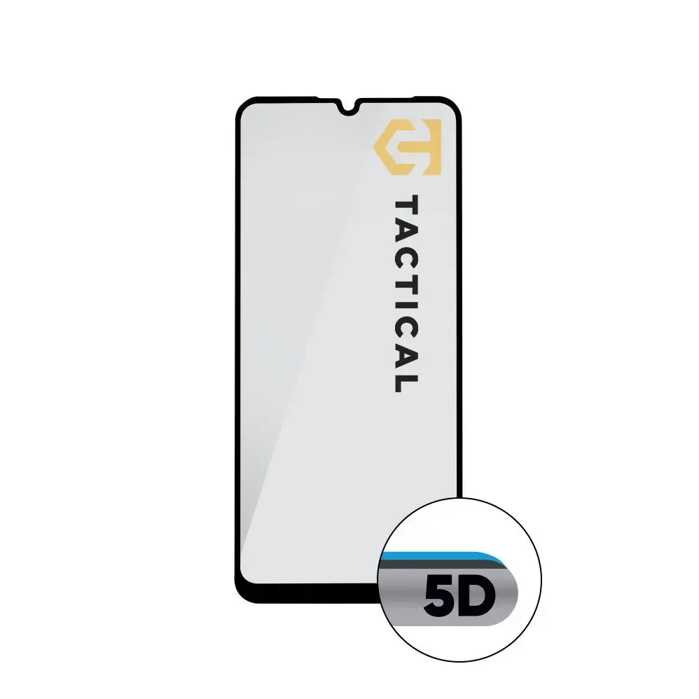 Tactical Glass Shield 5D for Xiaomi Redmi Note 8T Black