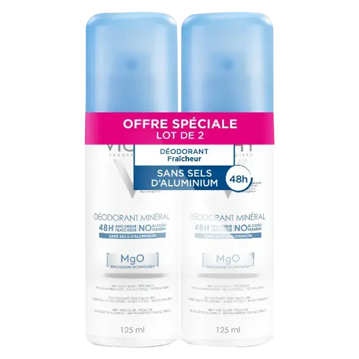 Vichy 48H Mineral Deospray Duo 2 X 125 Ml