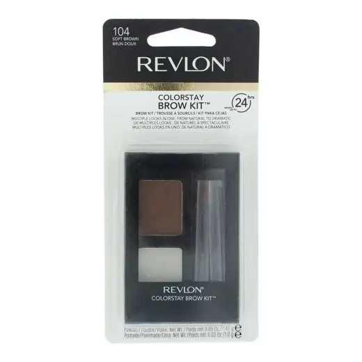 Revlon, Colorstay, Eyebrow Palette, 104, Soft Brown, 1.1 g