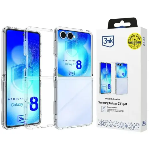 3MK Armor phone case for Samsung Galaxy Z Flip 8 (F776) transparent