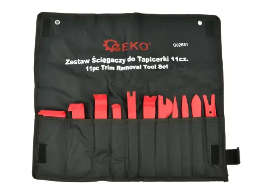 11 daļu apdares un moldingu demontāžas instrumentu komplekts