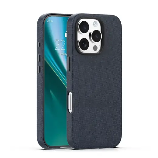 Etteri Elegant Mag telefono dėklas su MagSafe palaikymu iPhone 16 Pro juodas