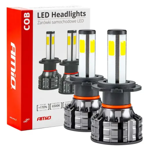 LED Headlights COB Series H7 AMiO-02844