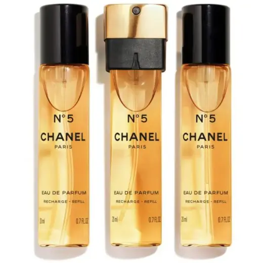 CHANEL N5 Eau De Parfum Twist and Spray 3x20ml - None