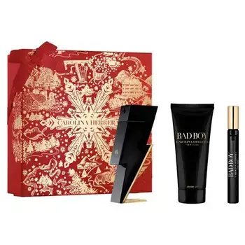 Carolina Herrera Bad Boy Dárková sada EDT 50 ml, sprchový gel 100 ml a miniaturka EDT 10 ml 50ml