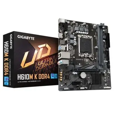 Gigabyte H610M K DDR4 - 1.0 - motherboard - micro ATX - LGA1700 Socket - H610