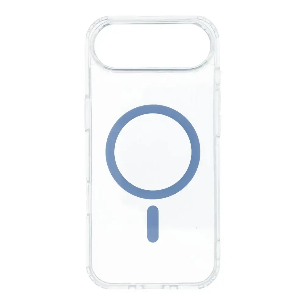 Drop Glue Colorful Ring maciņš ar statīvu un MagSafe atbalstu telefonam iPhone 17 Air zils