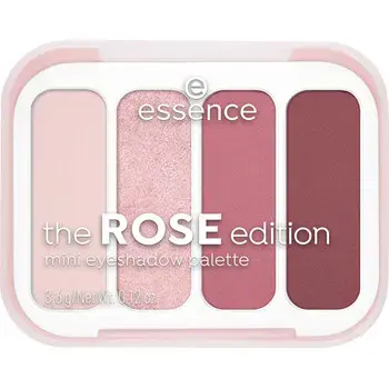 Essence Rose Mini Eyeshadow Palette - Mini paletka očních stínů 3,6 g