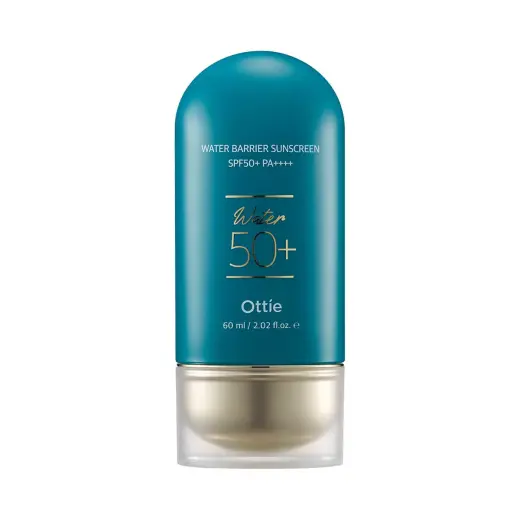 Ottie, Water Barrier, Hydrating & Moisturising, Sunscreen Cream, For Face, SPF50+, 60 ml