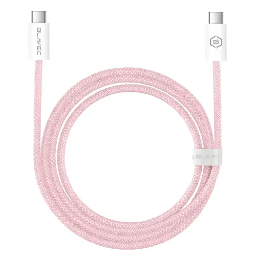 Blavec Candy провод для передачи данных и зарядки | USB-C на USB-C | 60W | 3м | розовый