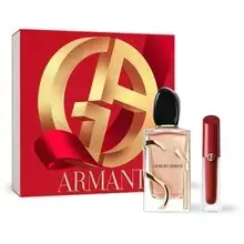 Sí Intense Dárková sada EDP 100 ml a rtěnka 4 ml
