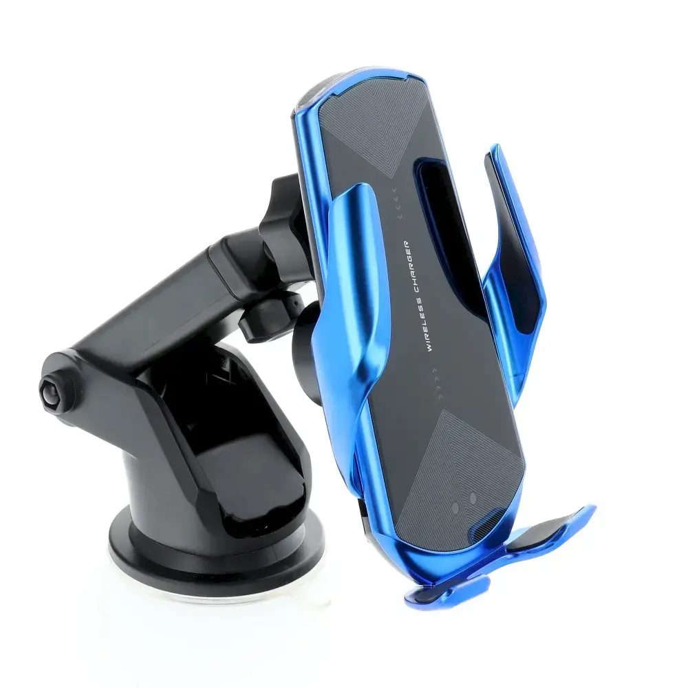Fusion HS3 Car holder with wireless charging automatic sensor blue