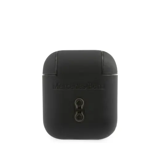 Mercedes Leather Case for AirPods 1|2 Black