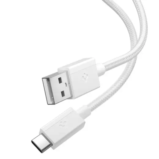 Spigen EB6015AC datu pārraides un uzlādes vads | USB-A uz USB-C | 60W | 1.5m | balts