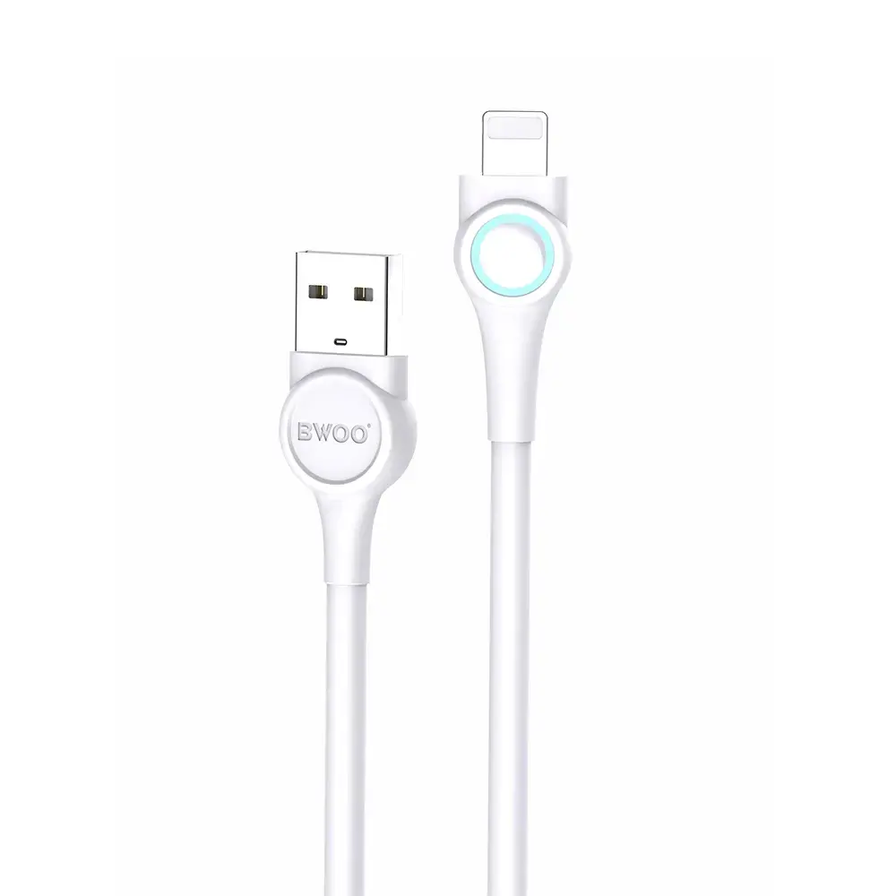 BWOO cable X213L USB - Lightning 1,0m 2,4A white