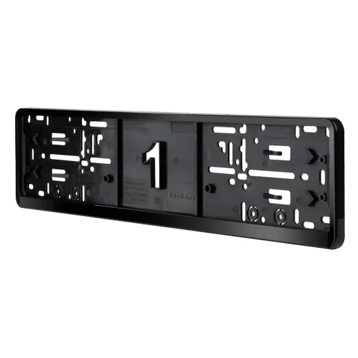 License Plate Frame - BLACK PREMIUM UE/DE AMIO-04780