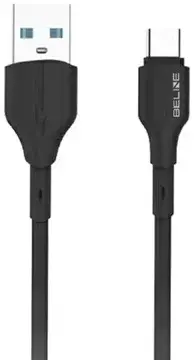 Beline BLNCBC01 datu pārraides un uzlādes vads | USB-A uz USB-C | 25W | 2m | melns