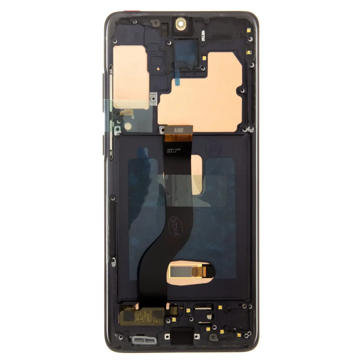 LCD display + Touch Unit + Front Cover for Samsung G986/G985 Galaxy S20+ Cosmic Black