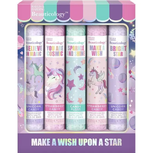 Baylis & Harding, Set Regalo Bellezza, Geschenkset Einhorn 5 X 65 G (Set per La Cura Del Corpo)