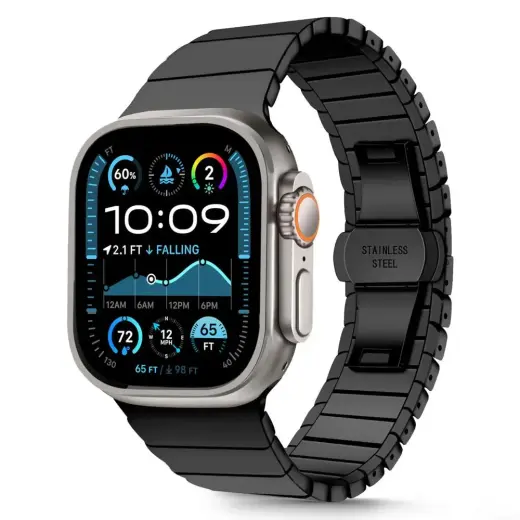 TECH-PROTECT LINKBAND APPLE WATCH 6 | 7 | 8 | 9 | 10 | SE | ULTRA 1 | 2 (44 | 45 | 46 | 49 MM) BLACK