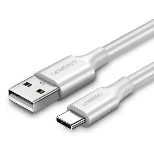 UGREEN US287 datu pārraides un uzlādes vads | USB-A uz USB-C | 10W | 1.5m | balts