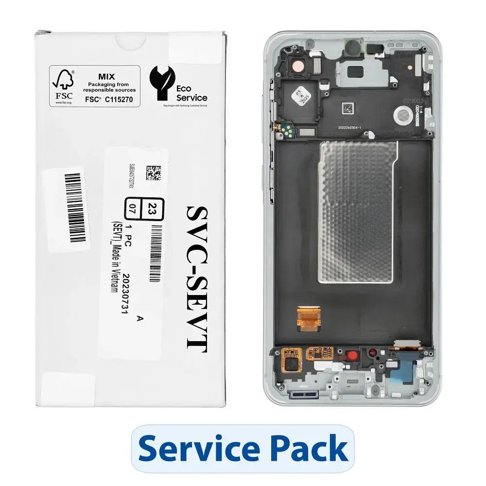 ServicePack LCD Display for SAMSUNG A56 5G A566B Green GH82-36829C